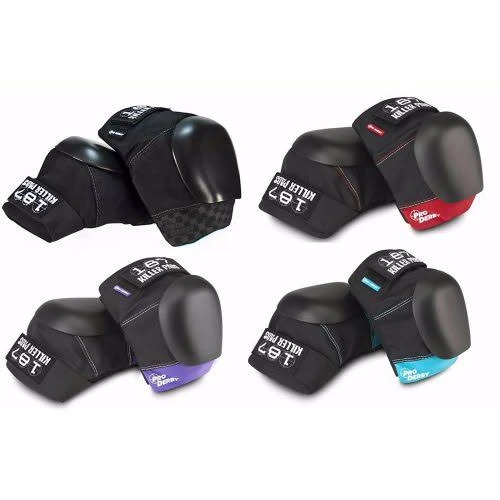 187 - Pro Derby Knee - Black / Red 3 187 - Pro Derby Knee - Black / Red - Image 3