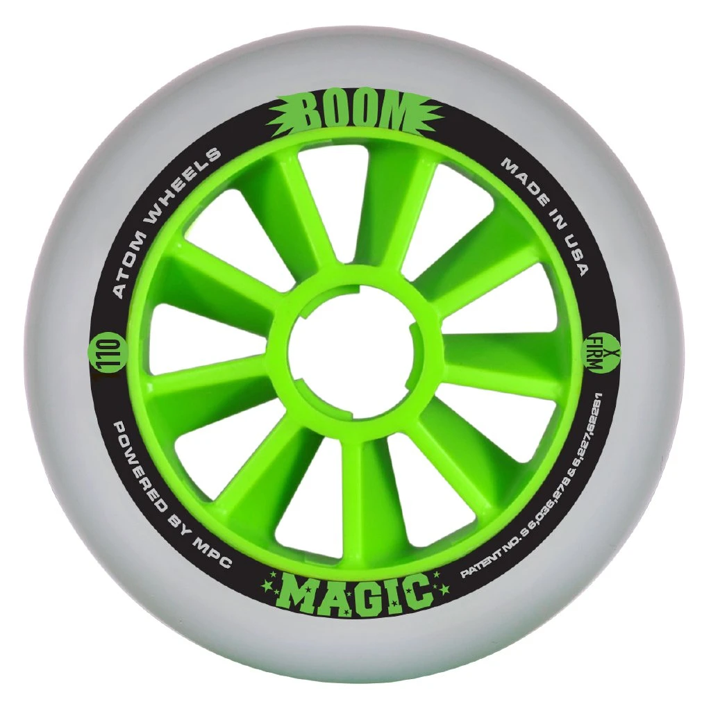 Atom Boom Magic Inline Speed Wheel - 110mm 2 Atom Boom Magic Inline Speed Wheel - 110mm - Image 2