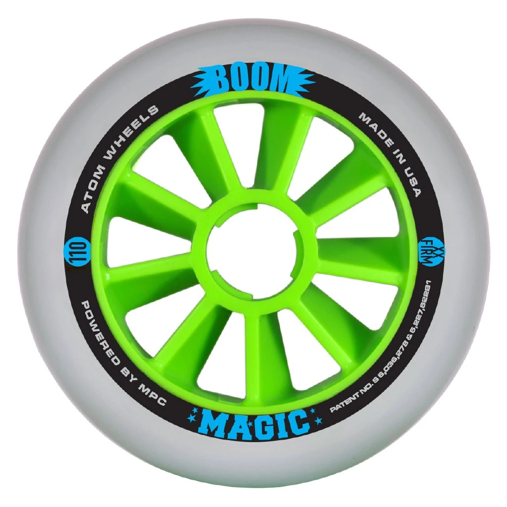 Atom Boom Magic Inline Speed Wheel - 110mm 3 Atom Boom Magic Inline Speed Wheel - 110mm - Image 3