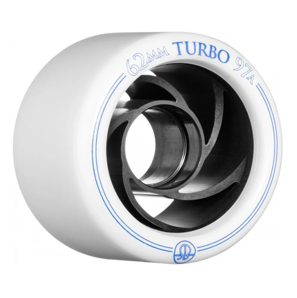 Bones Turbo Wheels - White - 8 Pack 6 Bones Turbo Wheels - White - 8 Pack - Image 6