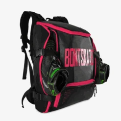Bont - Inline Speed Skating Backpack - Black / Pink 5 Bont - Inline Speed Skating Backpack - Black / Pink -Roller Skate Shop Bont InlineBackpack Pink Black3
