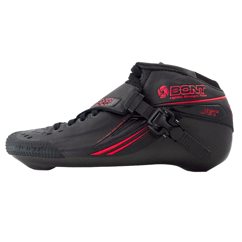 Bont Jet - Inline Race Boot - Black / Red 1 Bont Jet - Inline Race Boot - Black / Red
