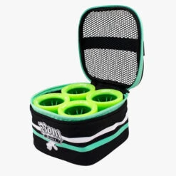 Bont Wheel Bag -Roller Skate Shop BontQuadWheelBag Green Black 2