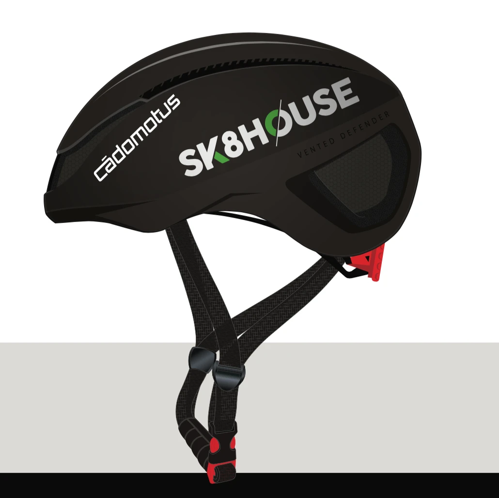 Cádomotus / Sk8House - Omega Aero Helmet - Matt Black 1 Cádomotus / Sk8House - Omega Aero Helmet - Matt Black