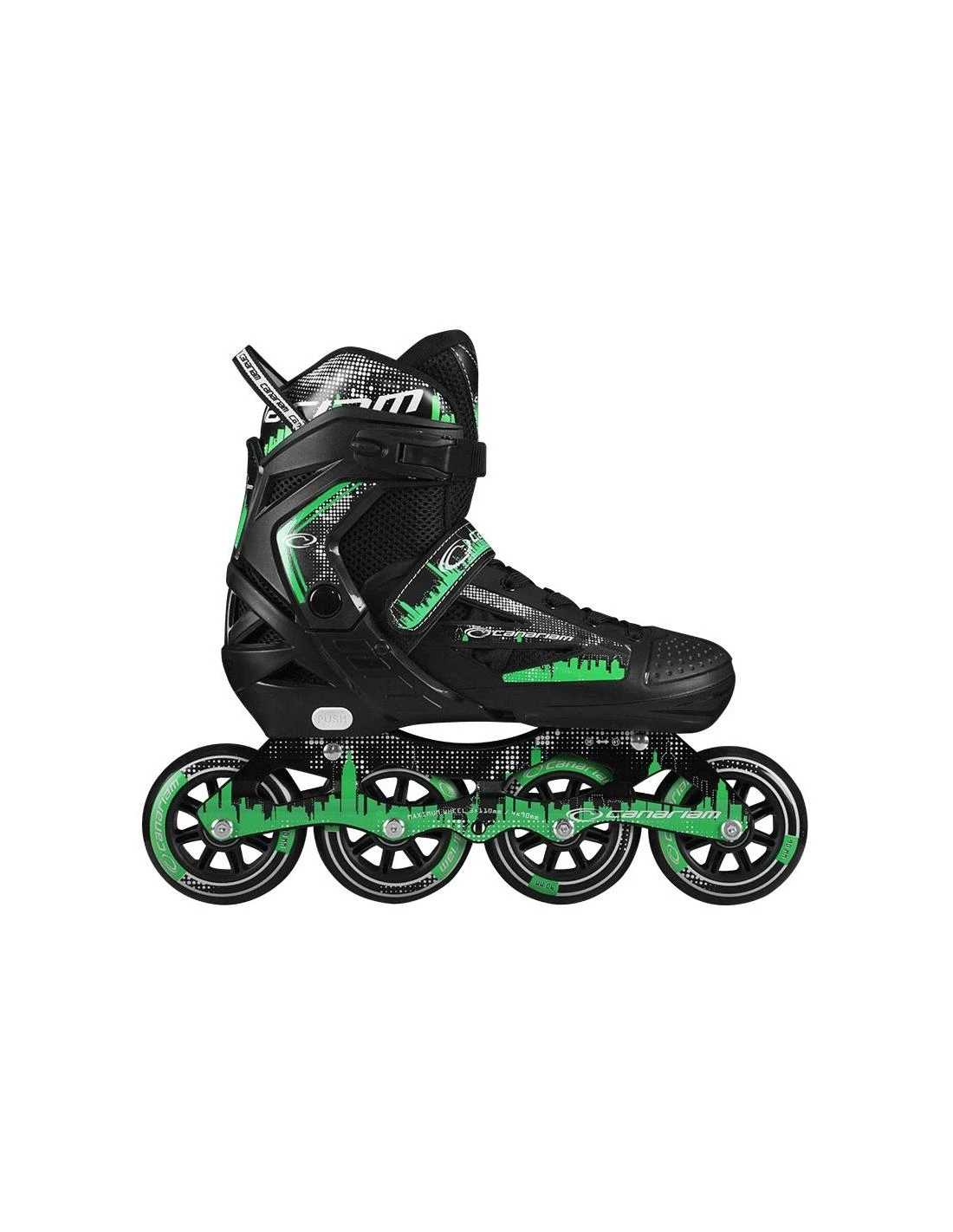 Canariam - Roller Green Adjustable Inline Skate 1 Canariam - Roller Green Adjustable Inline Skate