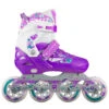 Canariam - Roller Purple / White Adjustable Inline Skate