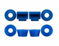 Crazy - Urethane Cushions (Set Of 4) -Roller Skate Shop Crazy AgilityCushionSet Blue XFIRM95A