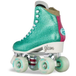 Front Page -Roller Skate Shop Crazy DiscoGlam Teal 2