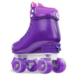 Crazy - Glitter Pop Adjustable Quad Skates - Purple -Roller Skate Shop Crazy GlitterPop purple 2