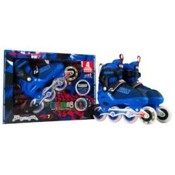Crazy - 168 Adjustable Inline Skate - Blue 10 Crazy - 168 Adjustable Inline Skate - Blue -Roller Skate Shop Crazy168Blue 3