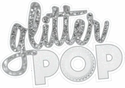 Crazy - Glitter Pop Adjustable Quad Skates - Teal -Roller Skate Shop CrazyGlitterPop White 2