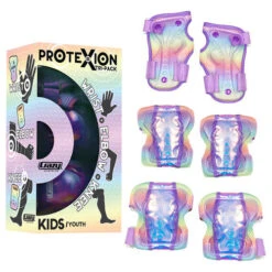 Crazy - ProteXion Kids - Tri Pack -Roller Skate Shop CrazyProteXion Rainbow