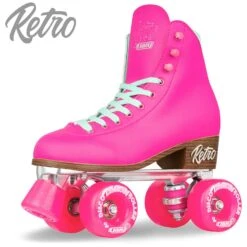 Crazy Retro Roller Skates - Adjustable -Roller Skate Shop CrazyRetro Pink