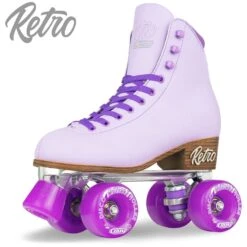 Crazy Retro Roller Skates - Adjustable -Roller Skate Shop CrazyRetro Purple