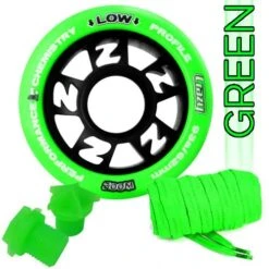Crazy - Zoom Wheel Custom Colour Kit -Roller Skate Shop CrazyZoomCustomColour Green