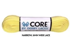 Derby Laces - CORE -Roller Skate Shop DerbyCore YellowLemonLaces