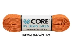 Derby Laces - CORE -Roller Skate Shop DerbyLaces CORE CarrotOrange