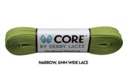 Derby Laces - CORE -Roller Skate Shop DerbyLaces Core OliveGreen