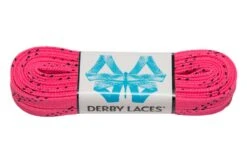 Derby Laces - Ultimate Waxed Laces -Roller Skate Shop DerbyLaces Waxed HotPink