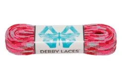 Derby Laces - Ultimate Waxed Laces -Roller Skate Shop DerbyLaces Waxed PinkCamouflage
