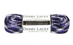 Derby Laces - Ultimate Waxed Laces -Roller Skate Shop DerbyLaces Waxed PurpleCamouflage