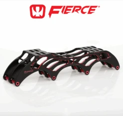 Fierce Inline Speed Frame - Two Tone - 4x110 7 Fierce Inline Speed Frame - Two Tone - 4x110 -Roller Skate Shop FierceTwoTone BlackRed 4x110 1