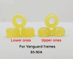GH - PU Cushions For Vanguard Professional Frame 7 GH - PU Cushions For Vanguard Professional Frame -Roller Skate Shop GHCushionsVanguardFrames Yellow