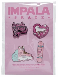 Impala - 4 Pack Enamel Pin Set 13 Impala - 4 Pack Enamel Pin Set -Roller Skate Shop Impala Pins 1
