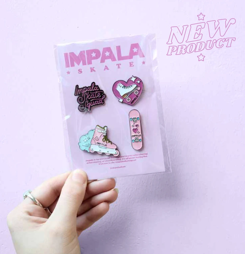 Impala - 4 Pack Enamel Pin Set 1 Impala - 4 Pack Enamel Pin Set