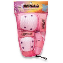 Impala Protective Set Youth - Pink -Roller Skate Shop Impala YouthProtectionSet