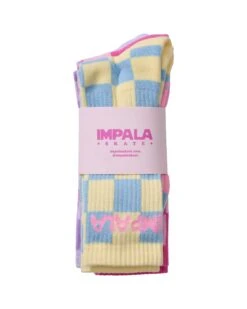 Impala - Check Sock - 3-pack -Roller Skate Shop ImpalaCheckSock 2