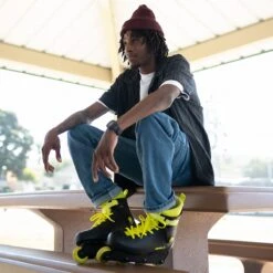 Impala - Lightspeed Inline Skate - Black / Fluoro -Roller Skate Shop ImpalaLightspeed Black Fluoro6