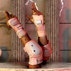 Impala Protective Set - Adult - (Marawa - Rose Gold) -Roller Skate Shop ImpalaRoseGoldPadSet 6