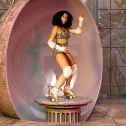 Impala Protective Set - Adult - (Marawa - Rose Gold) -Roller Skate Shop ImpalaRoseGoldPadSet 7