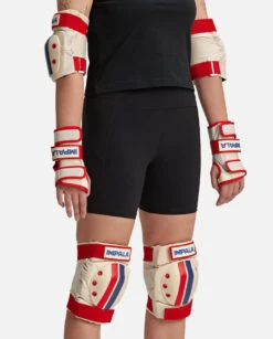 Impala Protective Set - Adult - (Vintage Stripe) 12 Impala Protective Set - Adult - (Vintage Stripe) -Roller Skate Shop Impala VintageStripePads 5
