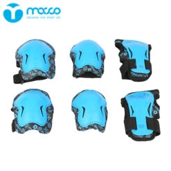 Macco - Kids/Youth Protective Triple Pack -Roller Skate Shop Macco ProtectivePack Blue 2