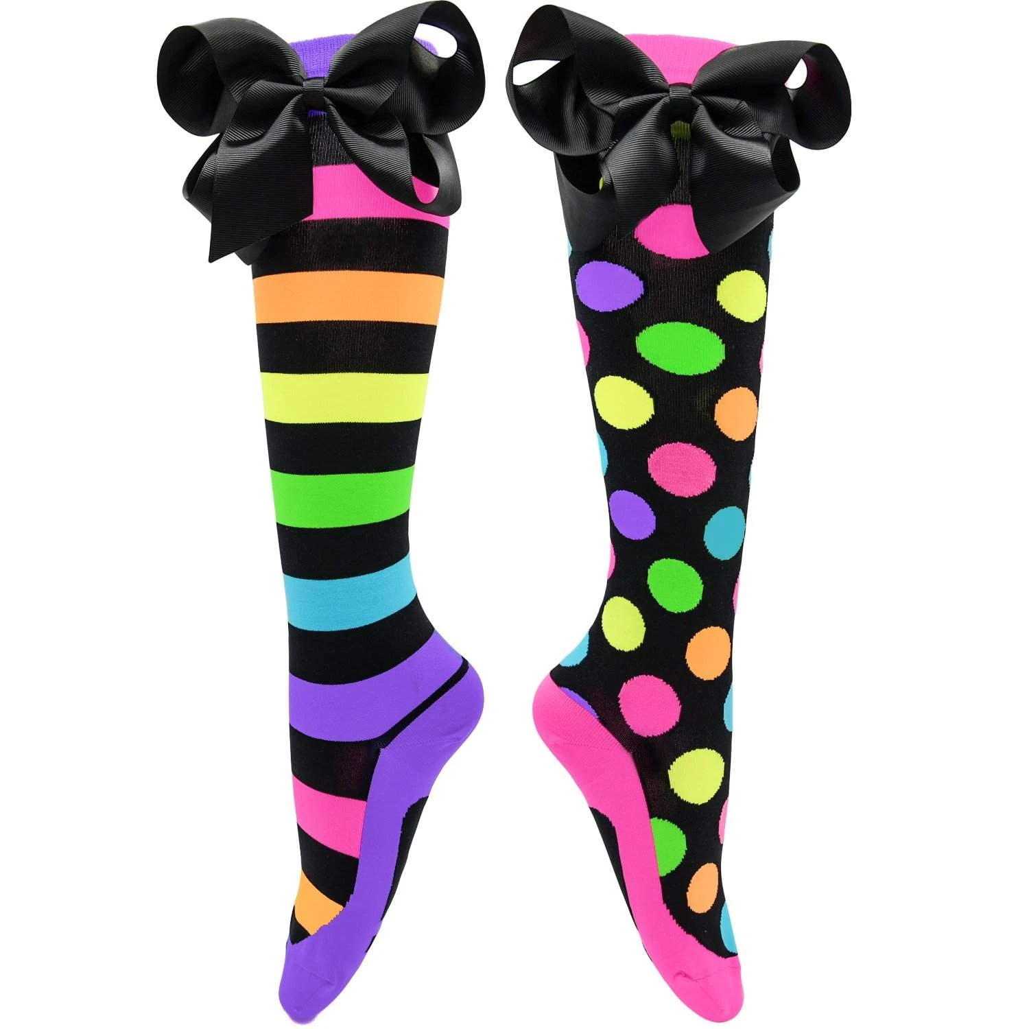 Madmia - Liquorice Bows Socks 1 Madmia - Liquorice Bows Socks