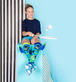 Madmia - Batman Neon Socks -Roller Skate Shop MadmiaBatmanNeonSocks 2