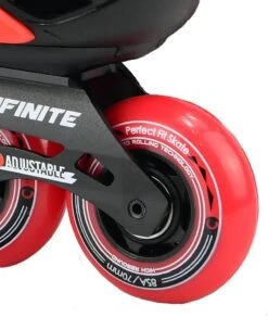 Micro - Infinite Inline Skate - Black / Red 10 Micro - Infinite Inline Skate - Black / Red -Roller Skate Shop MicroInfiniteInlineSkates Black Red 5