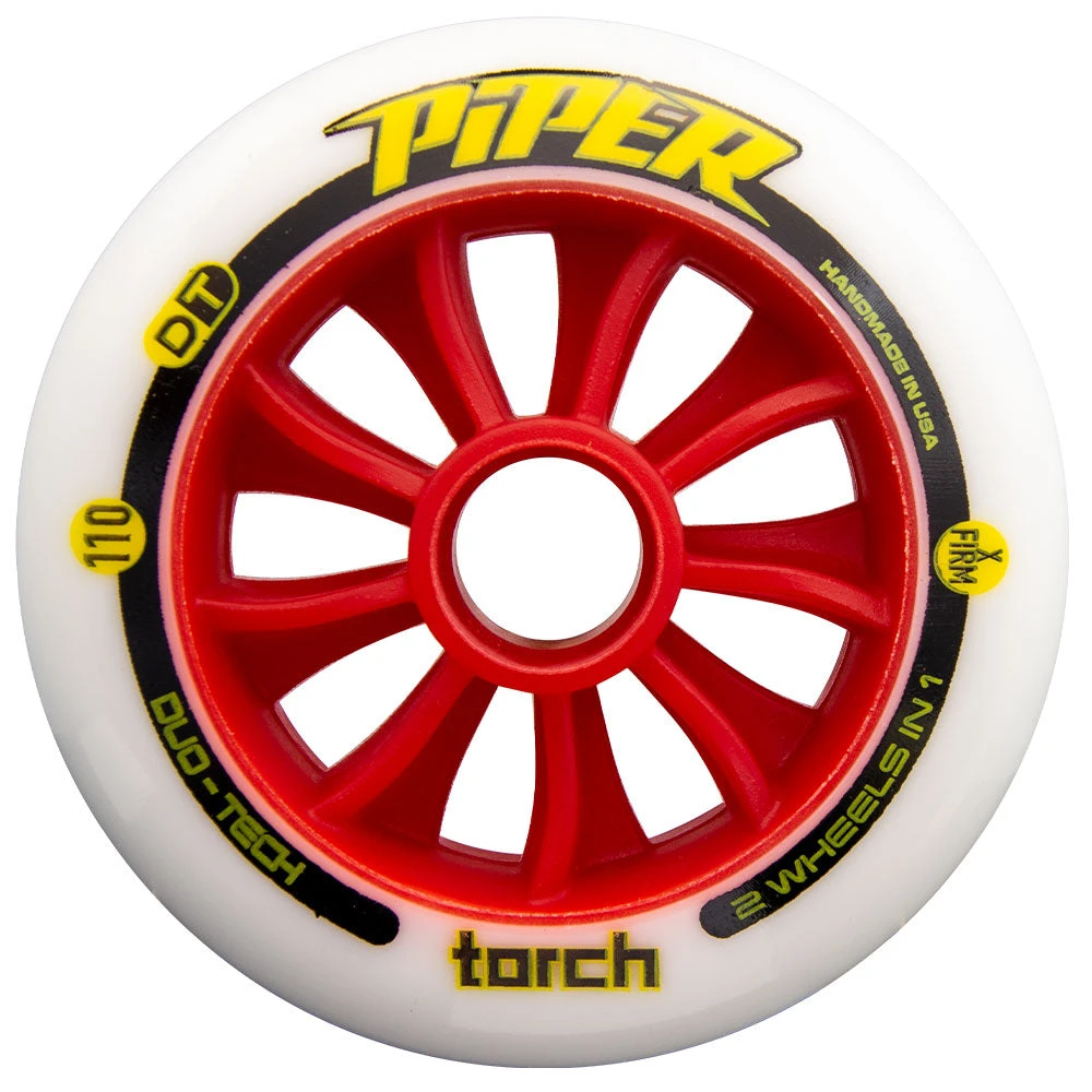 Piper - Torch - Outdoor Inline Speed Wheels - 110mm (Track / Road) 4 Piper - Torch - Outdoor Inline Speed Wheels - 110mm (Track / Road) - Image 4