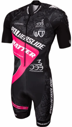 Powerslide Racing Suit -Roller Skate Shop PowerslideRaceSuit Pink 1