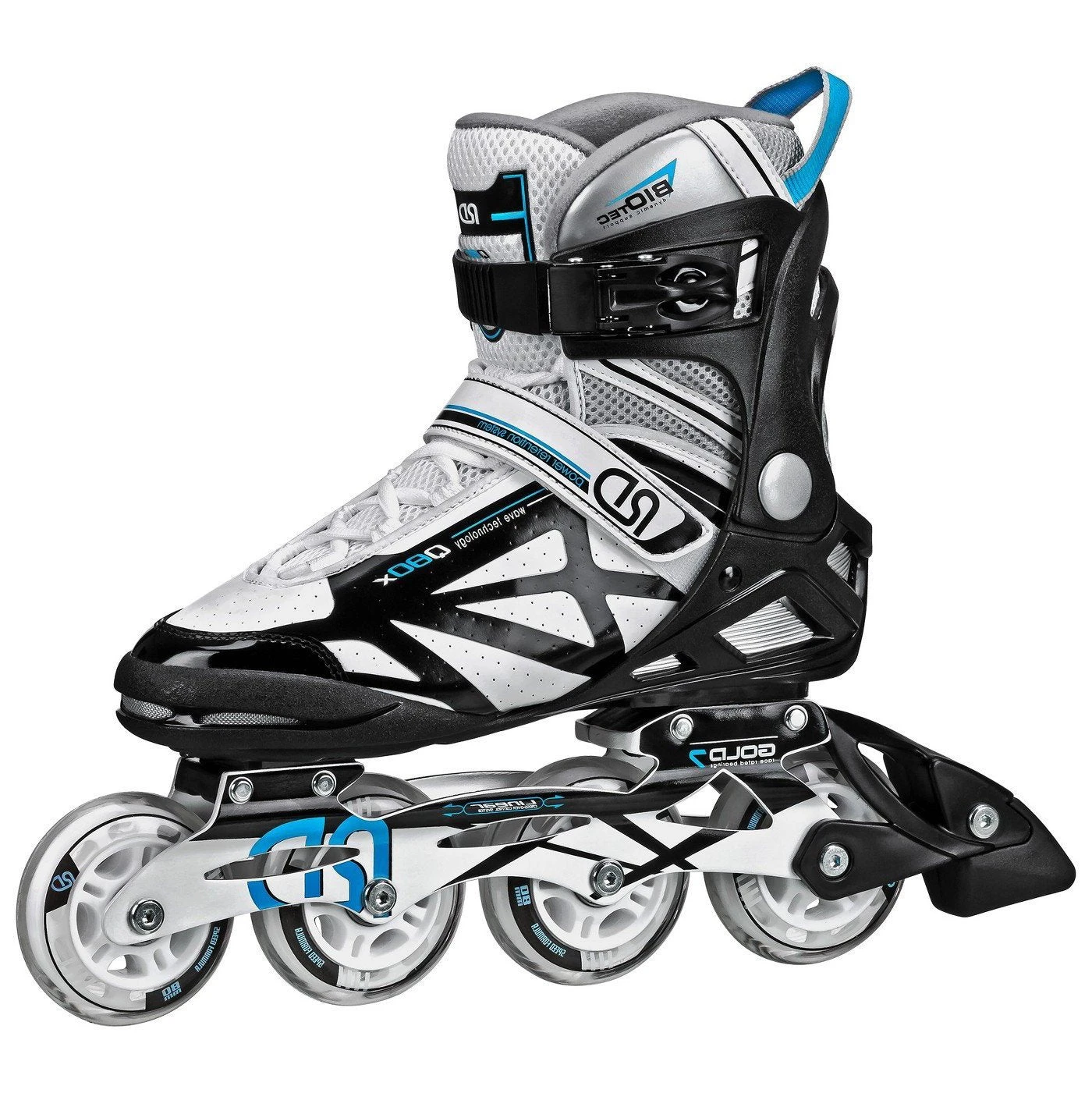 RDS - Aerio Q80X - Black/White/Blue - Inline Skates 2 RDS - Aerio Q80X - Black/White/Blue - Inline Skates - Image 2