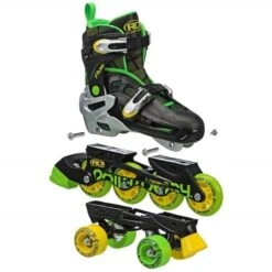 RDS Flux - 2 In 1 - Inline Or Quad Adjustable Skate (Boys)