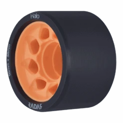 Radar Halo - Quad Wheel - (4 Pack) -Roller Skate Shop Radar Halo 86A Orange Angle