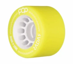 Radar Pop - Quad Wheel - (4 Pack) 9 Radar Pop - Quad Wheel - (4 Pack) -Roller Skate Shop RadarPop Yellow