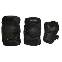 Rampage - Protective Tri-Pack - Black -Roller Skate Shop Rampage Protective Black