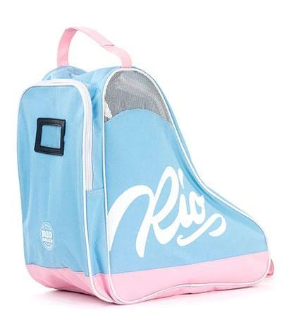 Rio Roller - Script Skate Bag - Blue / Pink 1 Rio Roller - Script Skate Bag - Blue / Pink