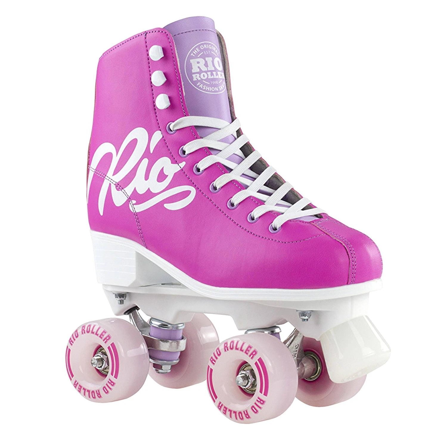 Rio Roller - Script Skates - Pink / Lilac 1 Rio Roller - Script Skates - Pink / Lilac