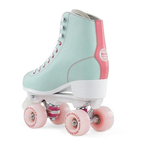 Rio Roller - Script Skates - Teal / Coral 5 Rio Roller - Script Skates - Teal / Coral - Image 5
