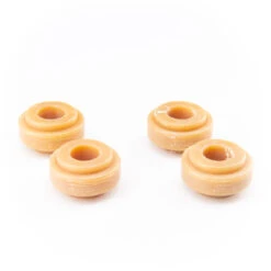 Roll-Line - Rubber Elastomer Suspensions (Cushions) -Roller Skate Shop Roll Line Cushion Rubber Lower Step Med Brown